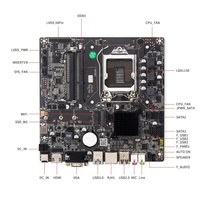 Kustom/OEM Mini ITX H81 Motherboard 4th Core mendukung I3 I5 I7 DDR3 * 2 SATA2 LGA1150 All-in-One Desktop PC 128 GB kapasitas RAM