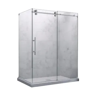 Shower Enclosure Sliding Glass Stainless Steel 2 Years Tempered Glas ABS Not Including,artificial Stone with Fixed Panel CN;GUA