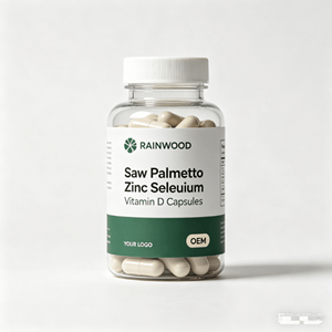 Integratore per il Benessere Maschile in Capsule, Complesso di Saw Palmetto, Zinco, Selenio, Vitamina D, Supporto per la Prostata, Produttore OEM - Product Image 3