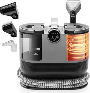 Nettoyeur portable pour tapis et tissus d'ameublement 18 kPa 500W, extracteur de taches profondes pour canapé, fauteuil, siège de voiture et tissus - Product Image 1