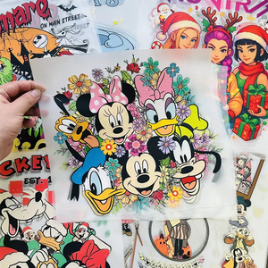 उच्च गुणवत्ता वाले कार्टून डिजाइन व्यक्तिगत टी शर्ट dtf गर्मी हस्तांतरण विनाइल स्टिकर कपड़े के लिए हस्तांतरण पर लोहे का मुद्रण - Product Image 1