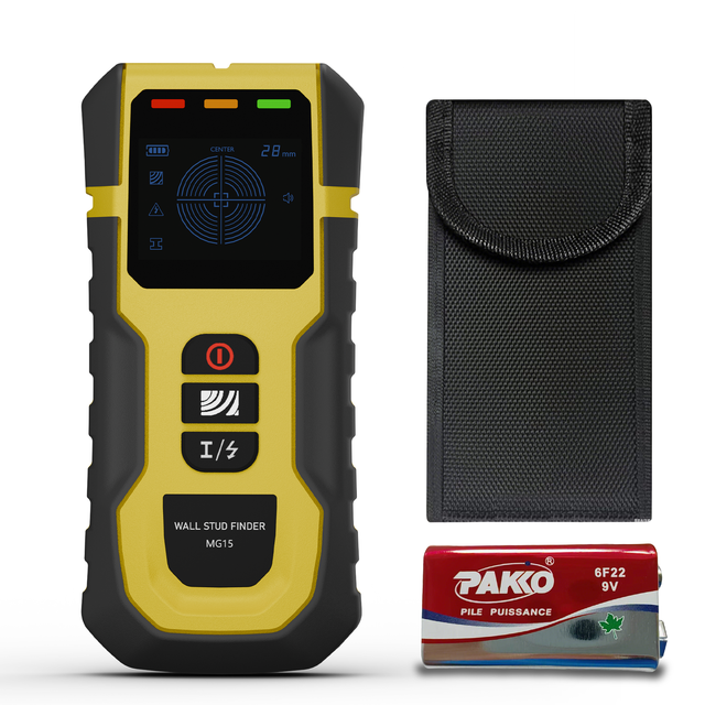 Professional 5-in-1 Handheld Wall Scanner HD LCD Display Audible Alarm Metal Nails Beams Pipes Edge Probe Detectors Scanners