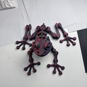 3D Printed Bone Frog Mid Century Modern Design <b>China</b> Holiday Decoration Gift - Product Image 4