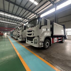 รถบรรทุกอัดขยะอัตโนมัติ1Suzu สภาพใหม่รถบรรทุกรีไซเคิลยี่ห้อต่างๆพร้อมชิ้นส่วนปั๊มหลัก - Product Image 2