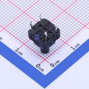 K2-1843DP-P4SW-02 Tactile Switch Through hole Component (THT) Switch 2.5N Through Hole 8mm 8mm - Product Image 2