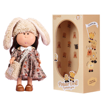 Adorable poupée patate en vinyle de 24 cm, 3 styles de tenues, cheveux longs, jouet à habiller Kawaii, poupée décorative de collection, cadeau de Noël pour enfants