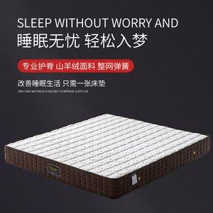 Coconut Fiber <b>Mattress</b> 1.8m/1.5m Medium Firm Orthopedic Whole Spring <b>Support</b> Spine Child Use - Product Image 1