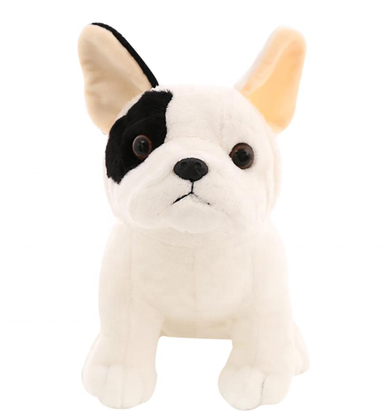 素敵なかわいいフレンチシッティングブルドッグ人形ぬいぐるみ