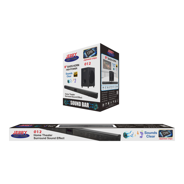 Super Quality Sound Bar Pro Audio Speaker 2.1 Channels Wood Plastic for TV Soundbar JR-012