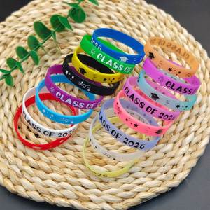 Class of 2026 Wristbands Congrats Grad Celebrating Silicone <b>Bracelets</b> for Graduation Party - Product Image 1