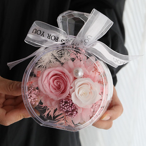 Regalo Romántico para San Valentín o Boda, Rosas Reales Preservadas en Caja con Perfume, Decoración para el Hogar, Flores Eternas - Product Image 2
