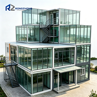 Bâtiment modulaire multi-usages : Bureau, Centre commercial, Magasin, Hôpital, Supermarché, Villa, École, Hôtel