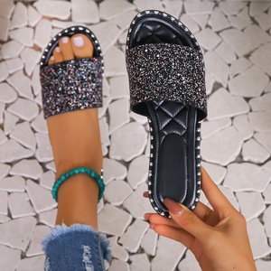 Sandalias Planas con Pedrería, Estilo Verano 2026, Zapatos Elegantes para Mujer - Product Image 5