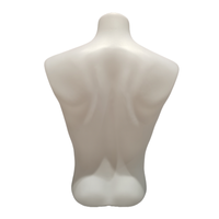 Mannequin Homme Demi-Corps Haut en Plastique PE de Haute Qualité et Économique pour Présentation de Foulards, Vestes et T-shirts