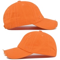Gorra de béisbol de mezclilla desgastada al por mayor, gorras de algodón vintage lavadas estilo papá, gorras retro sólidas para el sol para marcas de ropa