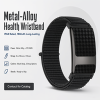 Tracker d'activité sans écran avec moniteur de fréquence cardiaque et de sommeil 24h/24 et 7j/7, bracelet intelligent pour la course à pied, la salle de sport, hommes et femmes
