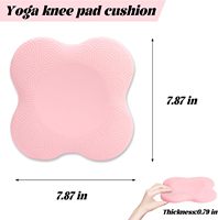 Tapis de yoga extra épais pour genoux, coudes, poignets, mains, tête – Coussin de genouillère en mousse pour Pilates et yoga – Coussin d'exercice épais