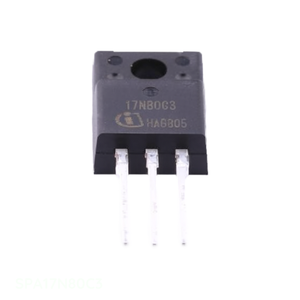 TO-220F-3 N-Channel มีสินค้าในสต็อก SPA17N80C3 800V 17A 42W 290mOhm@10V, 11A 3.9V@1mA 1 ตัวแทนจำหน่ายชิ้นส่วนอิเล็กทรอนิกส์ - Product Image 1