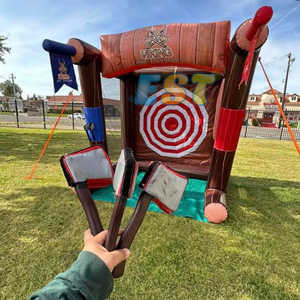 Compétition interactive Carnaval Sports Target Shoot Game <span class=keywords><strong>Hache</strong></span> gonflable Jeux <span class=keywords><strong>de</strong></span> <span class=keywords><strong>lancer</strong></span> avec haches - Product Image 1