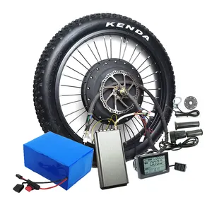 Schnellste DIY 72v 8000w 5000w E-Bike-Umrüstungskit 19Zoll 21Zoll große Batterie-Option Motor- und Radteile zu verkaufen