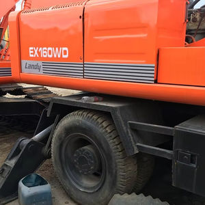 Excavadora de ruedas usada Hitachi EX160WD Excavadora Hitachi EX100 WD de alta calidad a la venta en tienda en línea - Product Image 1