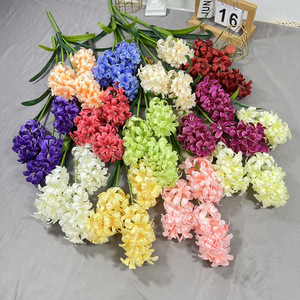 <span class=keywords><strong>Fiori</strong></span> Artificiali Realistici a Stelo Lungo, Bouquet Misto in <span class=keywords><strong>Plastica</strong></span> per Decorazione Casa, Vaso, Matrimonio, Festa, Pasqua, Laurea - Product Image 1