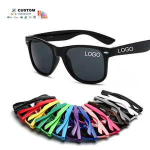 Lunettes de soleil promotionnelles à prix réduit avec logo personnalisé, montures multicolores, verres en PC, style classique, idéales pour mariages et cadeaux d'entreprise - Product Image 1