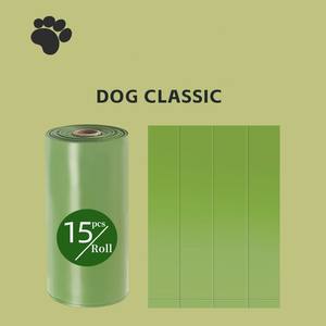 Bolsa de eliminación de excrementos de mascotas al por mayor, biodegradable, compostable, degradable, bolsa para excrementos de perro, bolsa para excrementos de almidón de maíz - Product Image 3