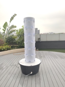 Cómo cultivar plantas hidropónicas, torre de jardín Vertical de forma redonda, hidropónica - Product Image 3