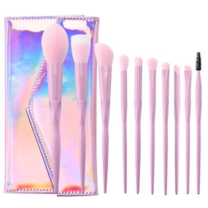 2026 New Design 10pcs Vegan Synthetic Hair Private Label Makeup <strong>Brush</strong> Set Luxury <strong>Wonderful</strong> Cosmetic <strong>Brushes</strong> - Product Image 2