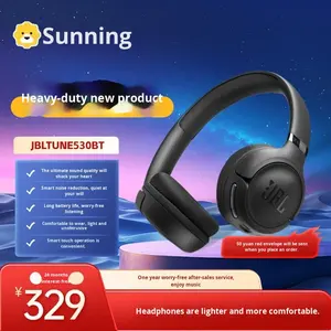 หูฟัง <span class=keywords><strong>JBL</strong></span> TUNE530BT แบบครอบหู ไร้สาย พร้อมระบบตัดเสียงรบกวนแบบแอคทีฟ (ANC) ควบคุมด้วยระบบสัมผัส สำหรับโทรศัพท์มือถือและคอมพิวเตอร์ - Product Image 6