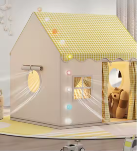 de tente de jeu intérieure pour enfants <span class=keywords><strong>maison</strong></span> petit château <span class=keywords><strong>maison</strong></span> pour garçons filles tente de princesse en toile - Product Image 4