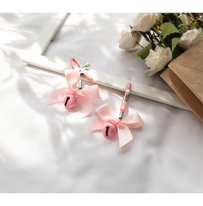 Abrazadera de perno de manguera sanitaria de acero inoxidable ajustable para mujer, Juguetes sexuales BDSM, Clip de pezón de pecho con lazo bonito esclavo - Product Image 4