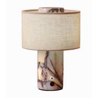 Lampe de table post-moderne en marbre naturel avec veilleuse à induction et interrupteur tactile pour chambre, bureau et hôtel