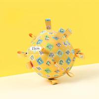 Jouet interactif pour chien en peluche de coton couineur, durable, pour soulager l'ennui, pour le jeu autonome, la mastication, l'exercice et l'entraînement des petits chiens