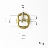 Boucle de ceinture en laiton sur mesure, vente en gros d'usine, pour accessoires de quincaillerie canine