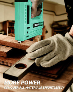 Pistola de <span class=keywords><strong>grapas</strong></span> eléctrica OEM de fábrica, pistola de clavos <span class=keywords><strong>grapadora</strong></span> 5 <span class=keywords><strong>en</strong></span> 1 inalámbrica de 3,7 <span class=keywords><strong>V</strong></span>, pistola de <span class=keywords><strong>grapas</strong></span> inalámbrica alimentada por batería de 2.0Ah <span class=keywords><strong>para</strong></span> tapicería - Product Image 6