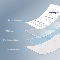 Lámina de Hidrogel TPU Suave OEM ODM Anti Luz Azul Protege Tu Visión 0.15mm Ultrafina 120x180mm Hojas Transparentes para Máquina Plotter