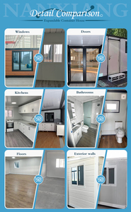 Casa Contenedor Expandible <span class=keywords><strong>de</strong></span> 40 pies, Vivienda Modular Prefabricada <span class=keywords><strong>de</strong></span> Lujo <span class=keywords><strong>para</strong></span> <span class=keywords><strong>Alquiler</strong></span> y Proyectos <span class=keywords><strong>de</strong></span> Vivienda - Product Image 5