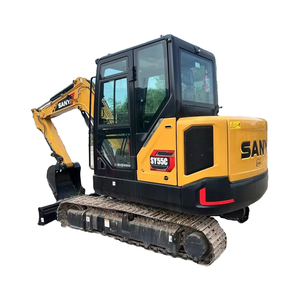 SANY Mini excavadora sobre orugas SY55C SY75C SY155C marca China usada precio competitivo caja de cambios bomba de engranajes componentes de núcleo - Product Image 1