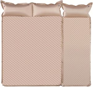 Single Double Person Sleeping Comfortable Self Inflating Spliceable Air <b>Mattress</b> Pad With Pillow - Product Image 3