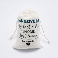 Sac à cordon en coton biologique personnalisable avec logo, emballage cosmétique recyclable, mariages, enterrements de vie de garçon, kits de réadaptation, revêtement UV