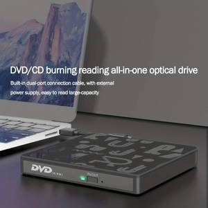 EDD25 External DVD Drive Type-C USB3.0 Burner Writer Recorder Optical Drive CD/DVD RW ROM for MAC Win7/8/10/11 PC Laptop <strong>Player</strong> - Product Image 6
