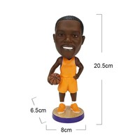Statue d'étoile de basket-ball en résine personnalisée, figurine souvenir de jeu de sport, bricolage, artisanat, décoration d'intérieur