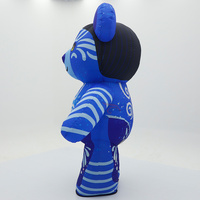 Costumes de mascotte gonflables Avatar bleus pour scène et danse, costumes personnalisés de 2,2 m pour professionnels