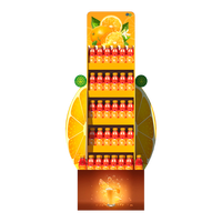 Présentoir de sol pour Gondola publicitaire, présentoir de pneus, présentoir de sol en carton, meilleur prix