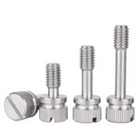 Low Cost Factory Direct Pricing GB839 304 Stainless Steel M2/M3/M4/M5/M6/M8 Slotted Thumb Screw Knurled Head Captive Screw CNC