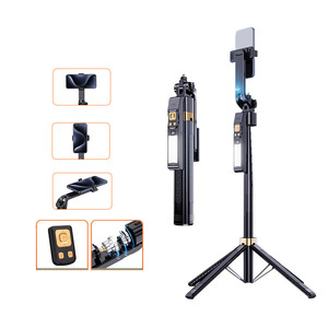 Bâton de <span class=keywords><strong>Selfie</strong></span> CL12 longue longueur nouveau bâton de <span class=keywords><strong>Selfie</strong></span> 6 en <span class=keywords><strong>1</strong></span> avec batterie à distance de bâton de <span class=keywords><strong>Selfie</strong></span> de lumière de remplissage - Product Image 2