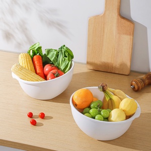 Rice Sieve <b>Plastic</b> Colander Kitchen Drain <b>Basket</b> Rice Bowl Strainer <b>Basket</b> Sink Drain Food Storage Kitchen Tools - Product Image 2