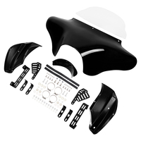 XF290601-SET-T Carénage Batwing Pare-brise Compatible avec Harley Road King Softail Heritage Classic